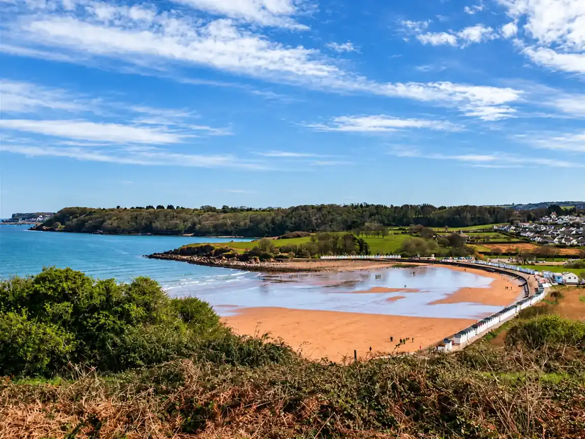 South Devon bay and beach